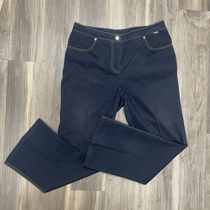 St John‎ Sport by Marie Gray Denim Pants Size 12 Classic Everyday Preppy